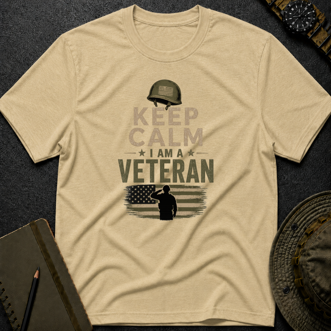 Keep Calm I am a Veteran T-shirt