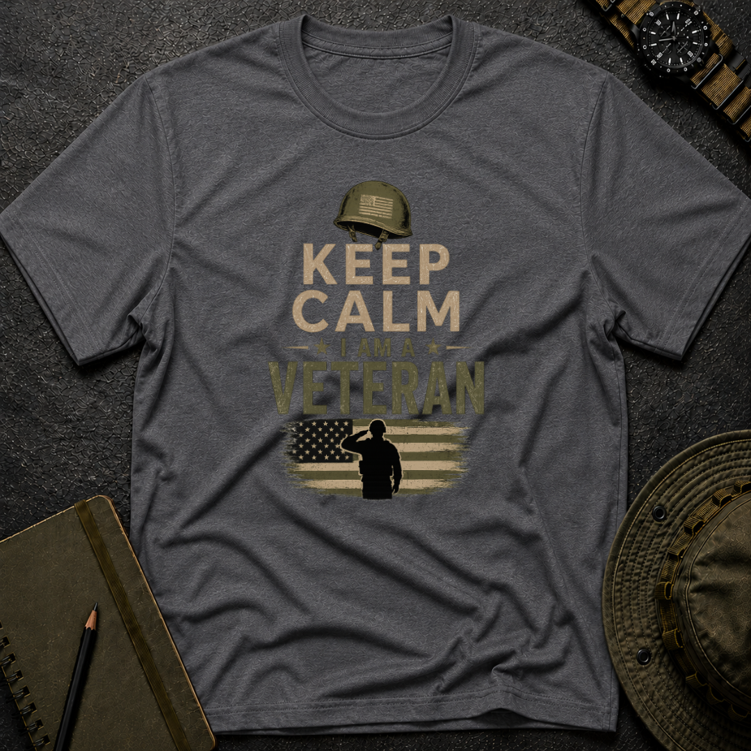 Keep Calm I am a Veteran T-shirt