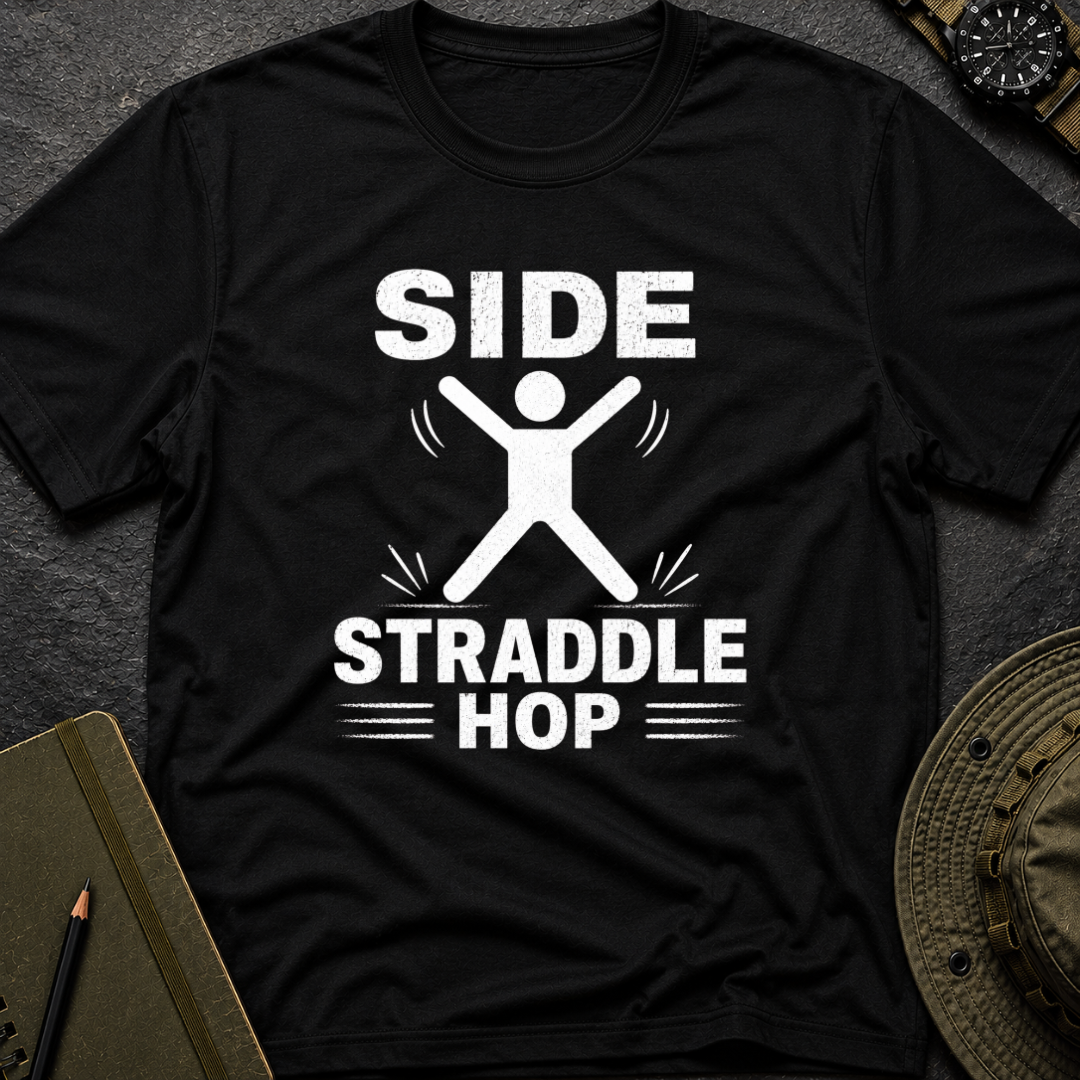 Side Straddle Hop T-shirt