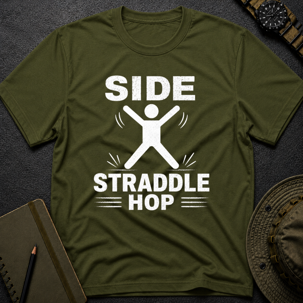 Side Straddle Hop T-shirt