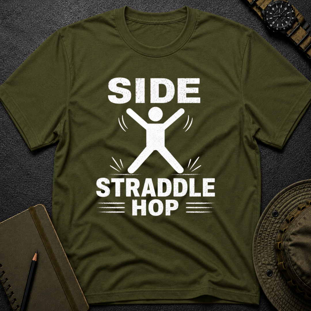 Side Straddle Hop T-shirt