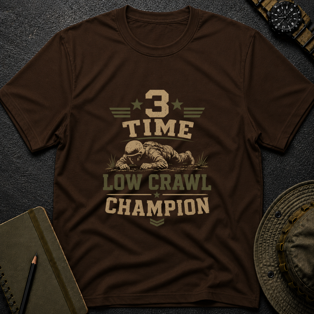 Low Crawl Champ T-shirt