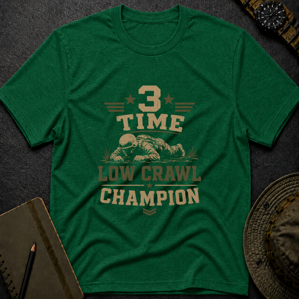 Low Crawl Champ T-shirt