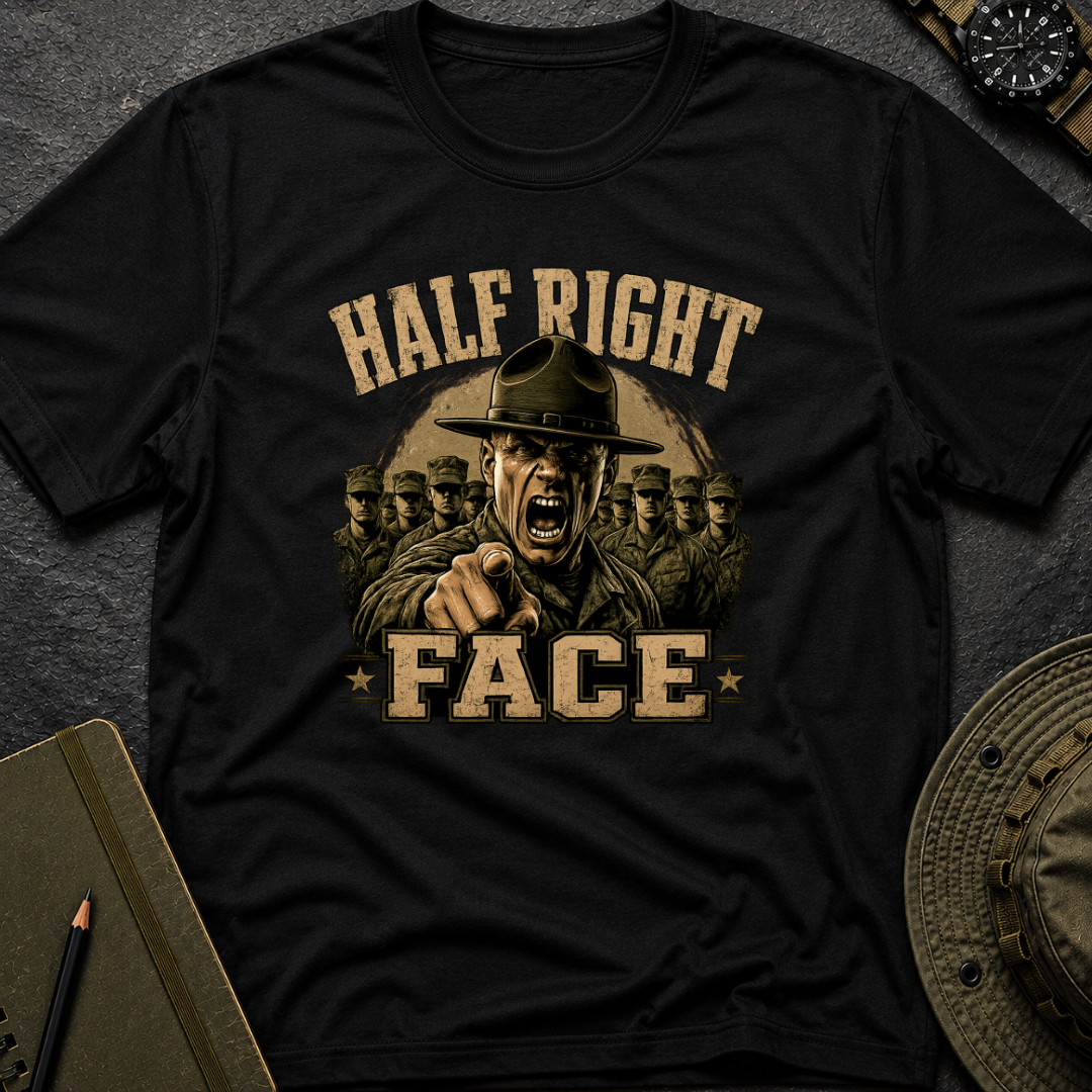 Half Right Face T-shirt