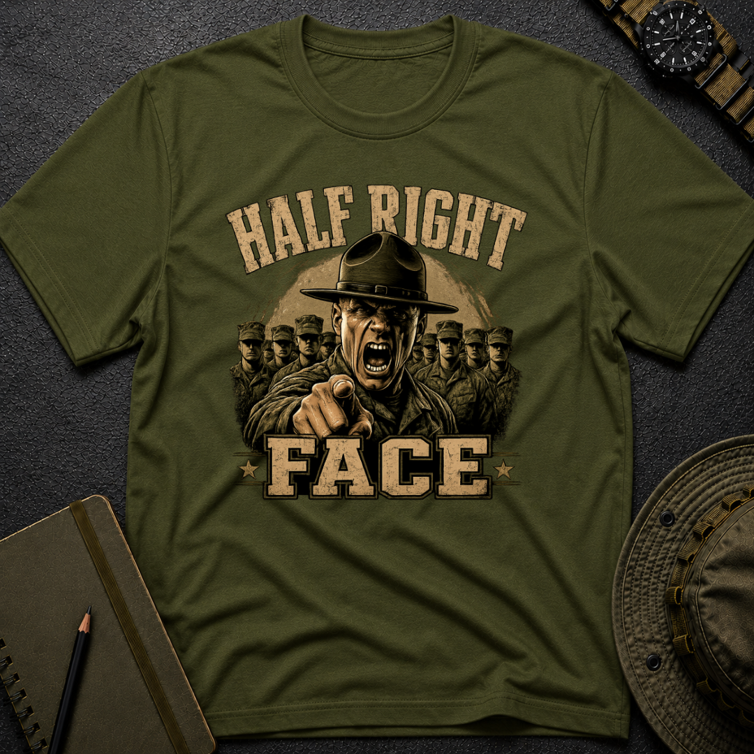 Half Right Face T-shirt