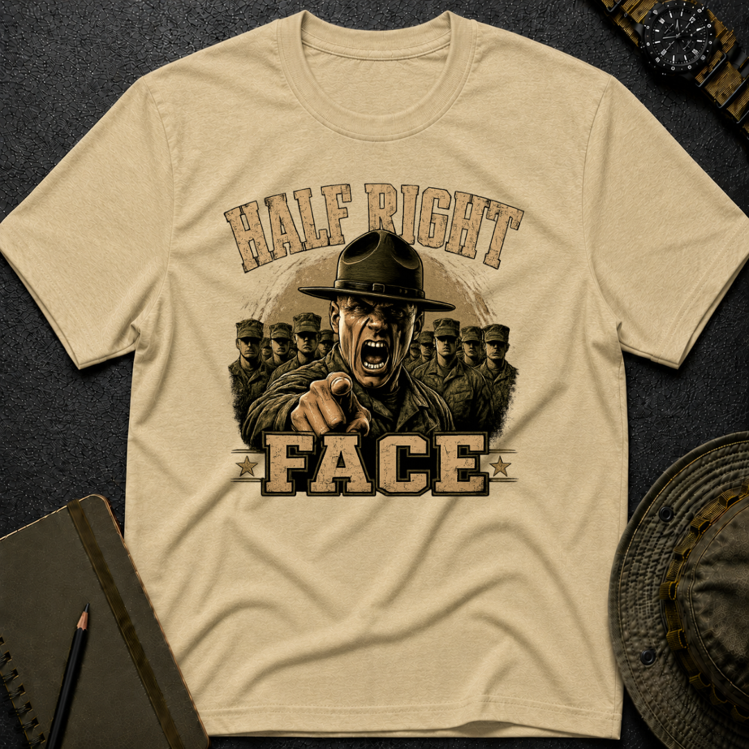 Half Right Face T-shirt