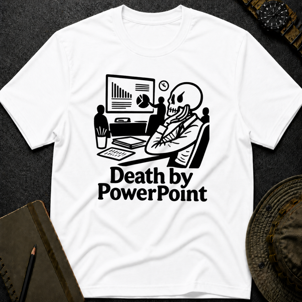 Death by PowerPoint T-shirt