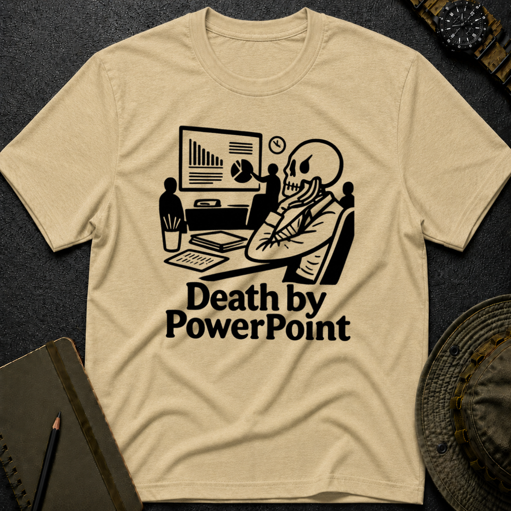 Death by PowerPoint T-shirt
