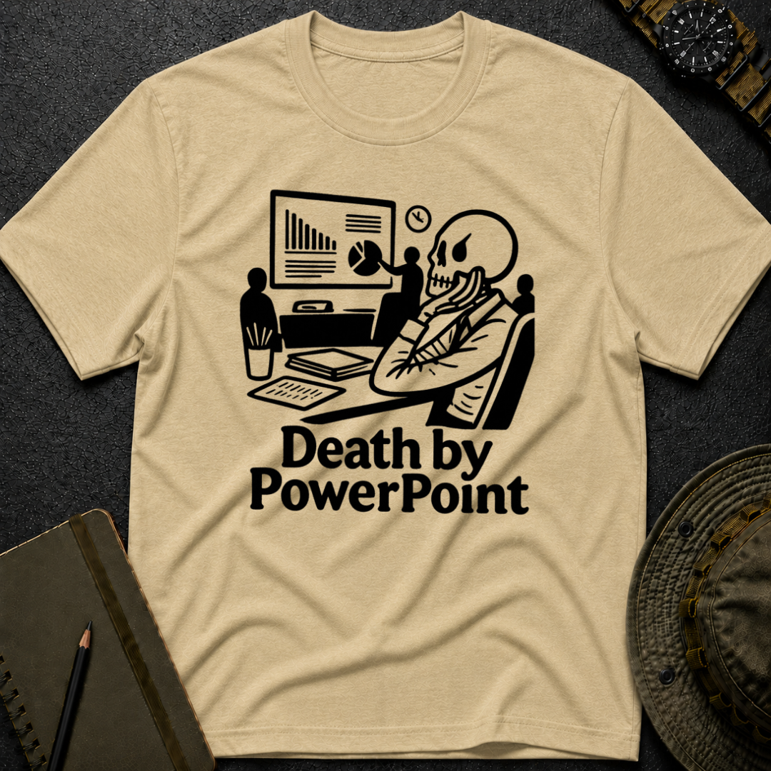 Death by PowerPoint T-shirt