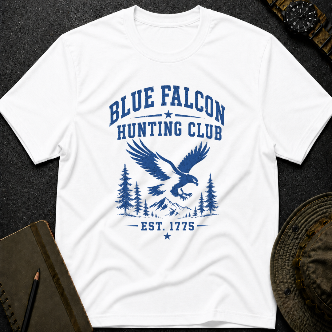 Blue Falcon Hunting Club T-Shirt