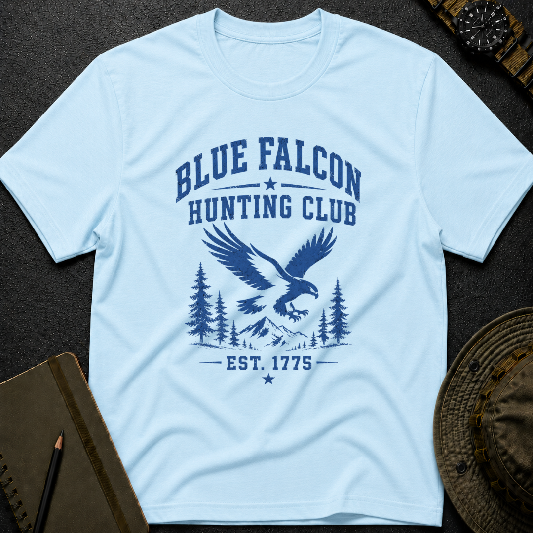 Blue Falcon Hunting Club T-Shirt