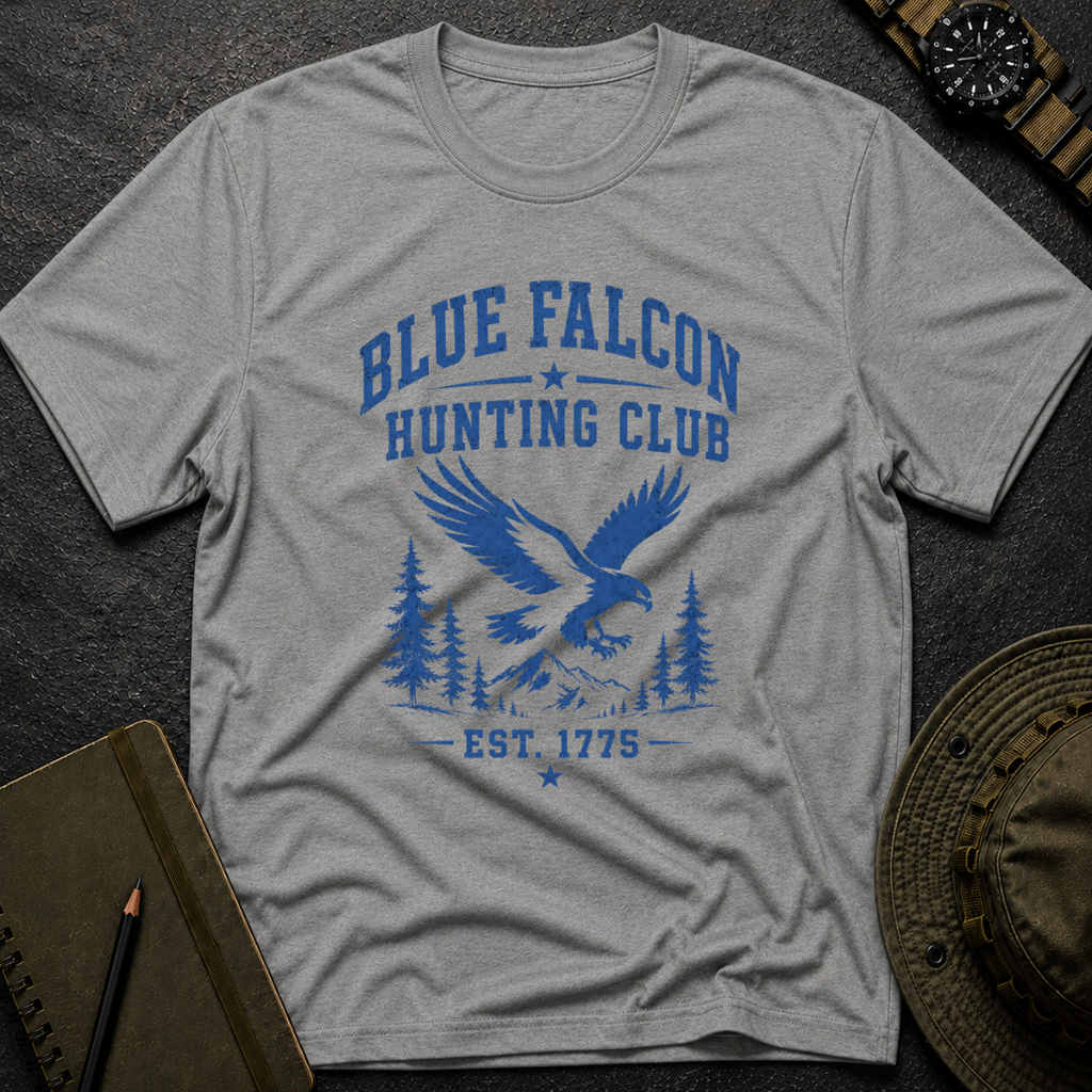 Blue Falcon Hunting Club T-Shirt