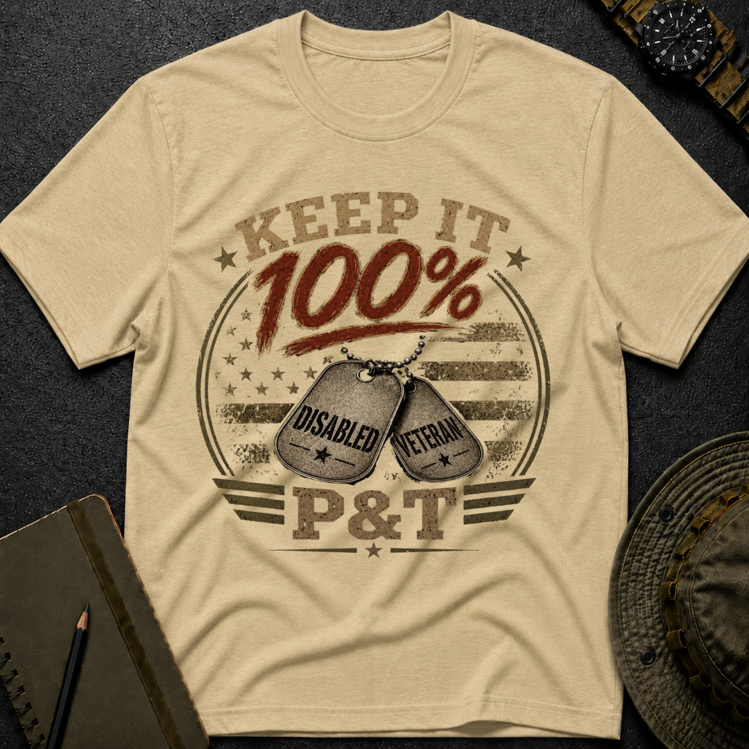 100% P&T T-shirt