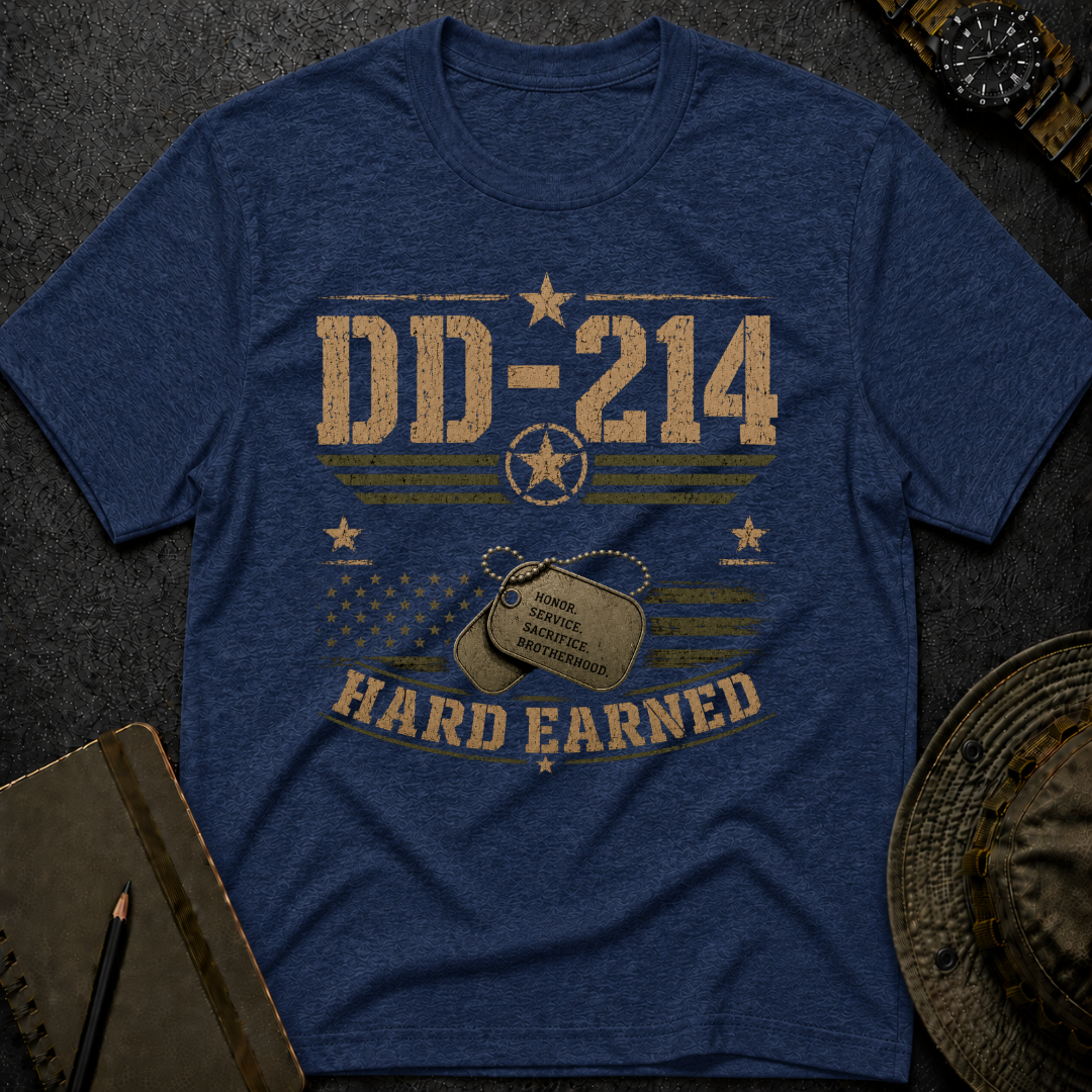 DD-214 Hard Earned T-Shirt