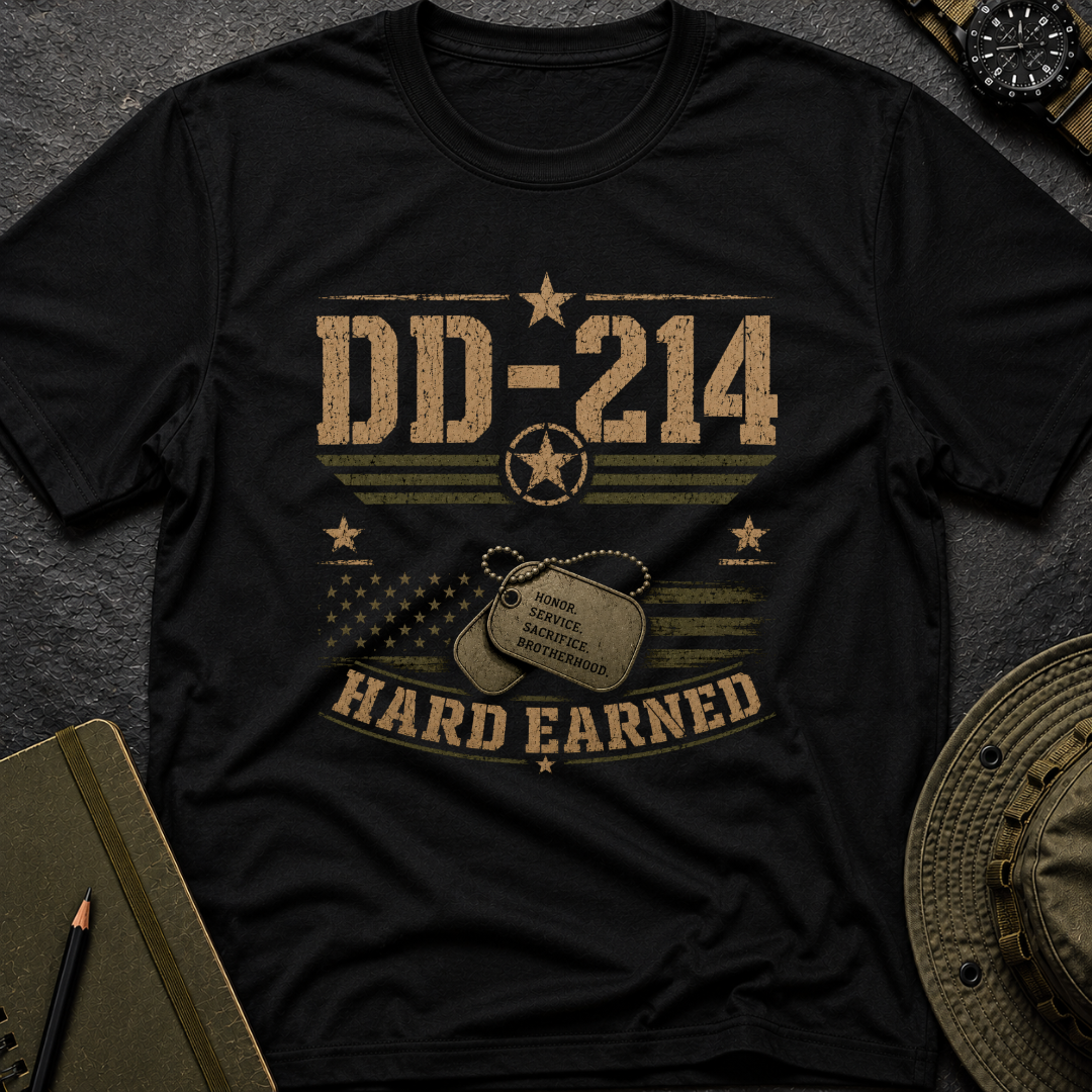 DD-214 Hard Earned T-Shirt
