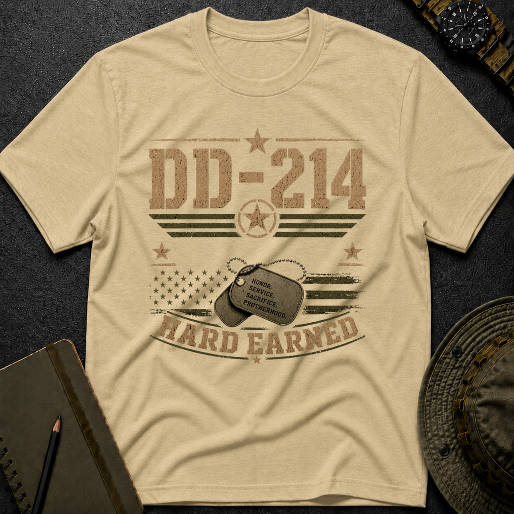 DD-214 Hard Earned T-Shirt