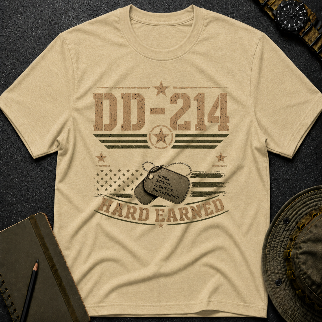 DD-214 Hard Earned T-Shirt