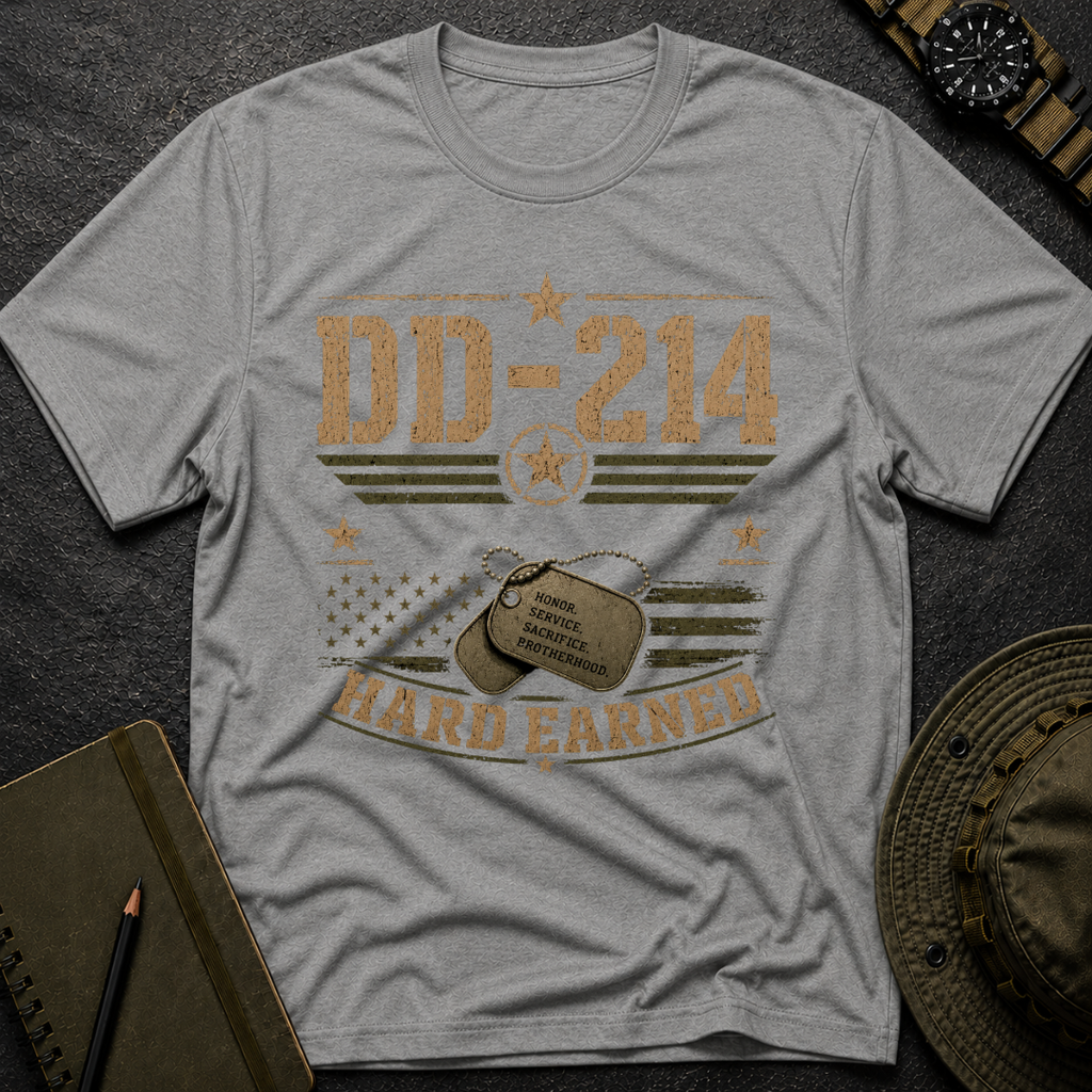 DD-214 Hard Earned T-Shirt