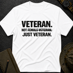 Just Veteran T-shirt